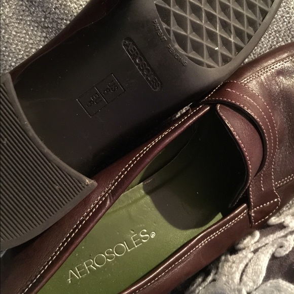 Aerosoles brown leather shoe 👞penny offer style 8 - Picture 2 of 8